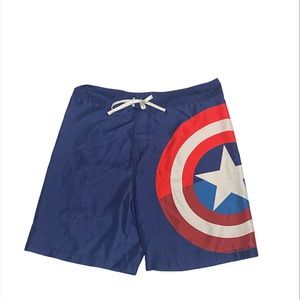 Men’s Marvel Comics Board Shorts Swim and Surf Suit Size Medium